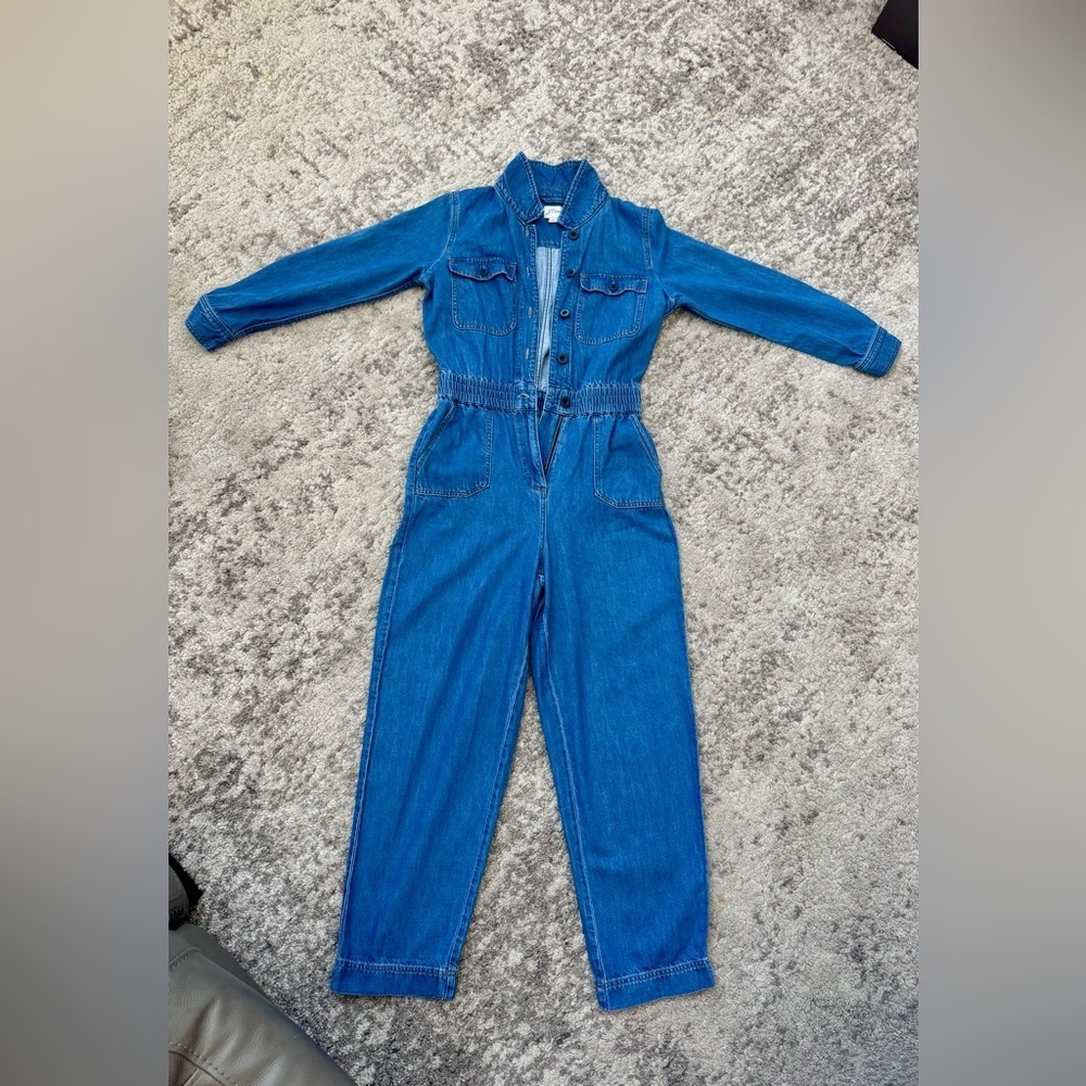 Women’s J.Crew denim jumpsuit size 2 - Picture 5 of 15